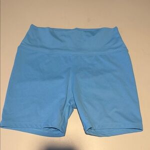 wild fable Light Blue High-Waist Bike Shorts